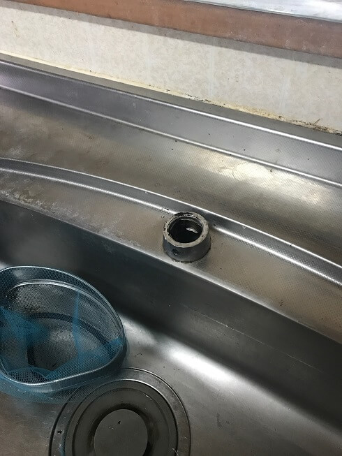 水のトラブル(台所蛇口水漏れ修理交換③)の画像