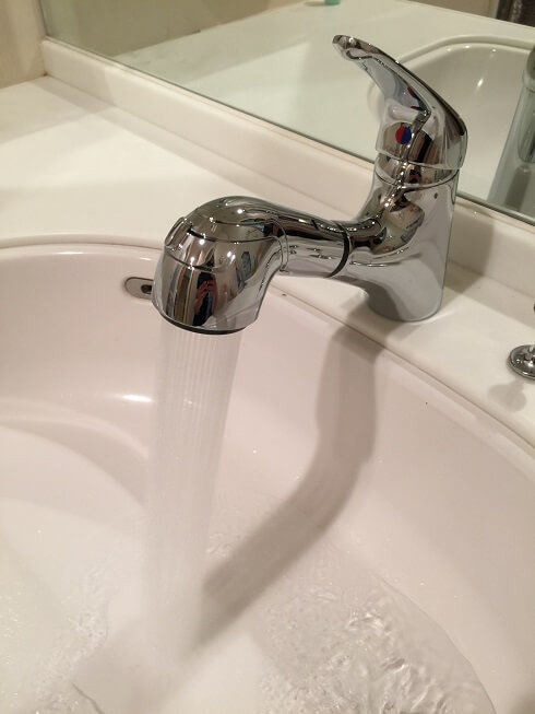 水のトラブル(洗面所蛇口水漏れ修理交換⑧)の画像