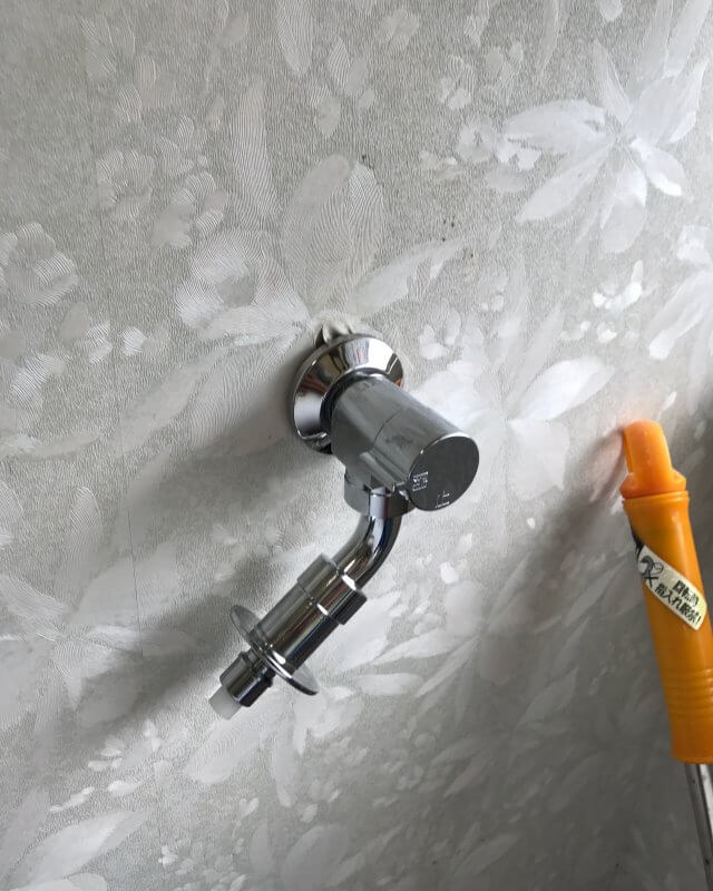 【水のトラブル】洗濯場蛇口水漏れ修理作業⑤の画像