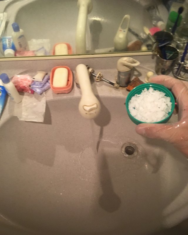 【水のトラブル】洗面所の詰まり除去作業④の画像