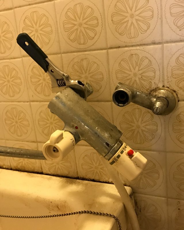【水のトラブル】浴室水漏れ交換作業②の画像