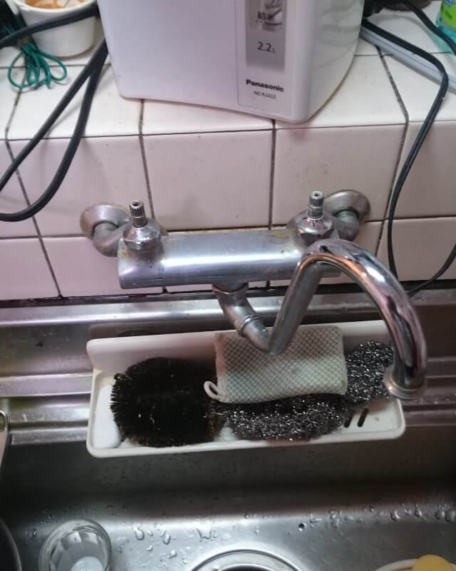【水のトラブル】台所水漏れ部品交換作業②の画像
