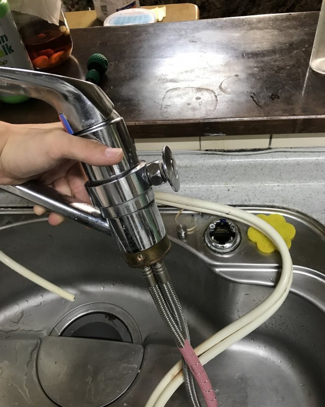 【水のトラブル】台所蛇口交換作業⑤の画像